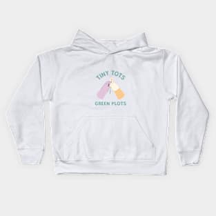 Tiny Tots, Green plots Kids Hoodie